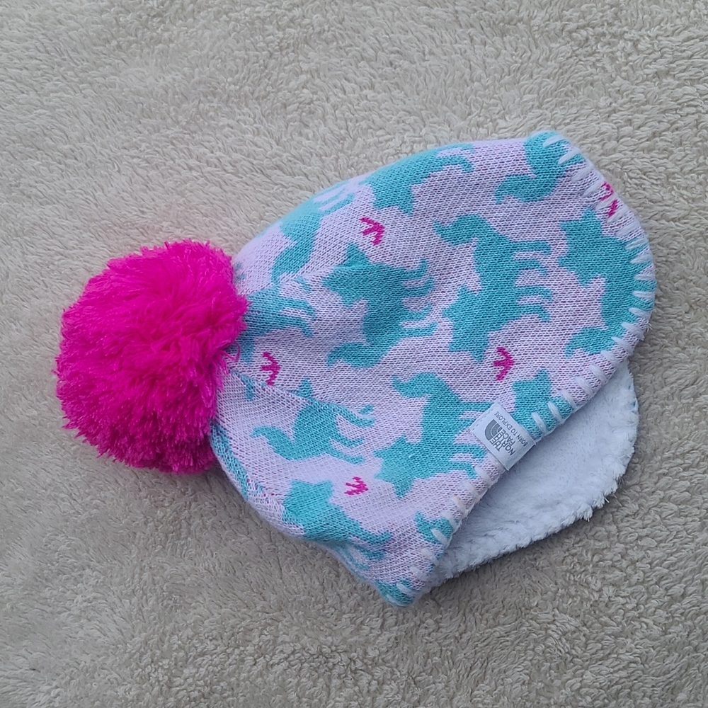 The North Face infant hat